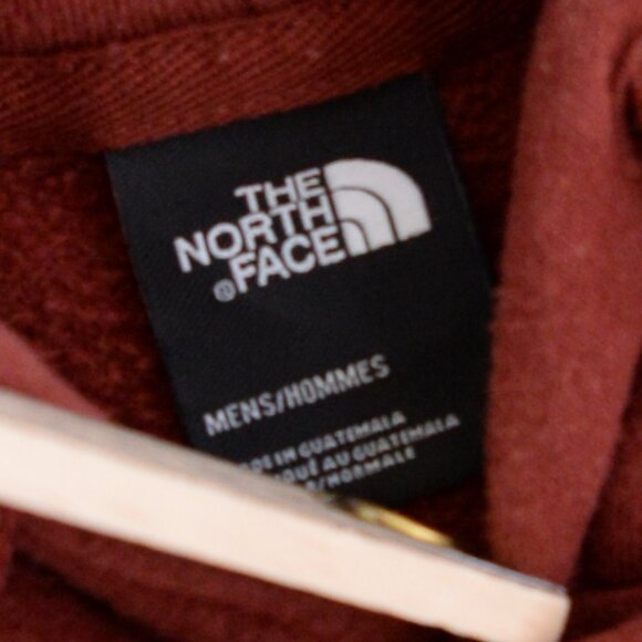 The North Face Copper Orange Bear Outdoor Hooded Pullover Sweatshirt Size Large - Picture 8 of 9